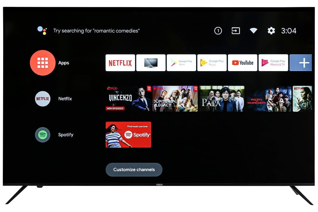 Android Tivi AQUA QLED 4K 65 inch 65AQTS6UG