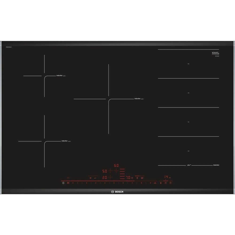 Bếp từ BOSCH serie 8 PXV875DC1E 5 vùng nấu 7400W