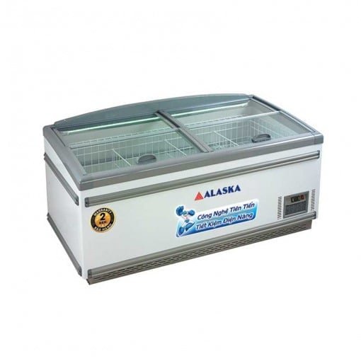 Tủ đông kính phẳng Alaska 700l SC700Y