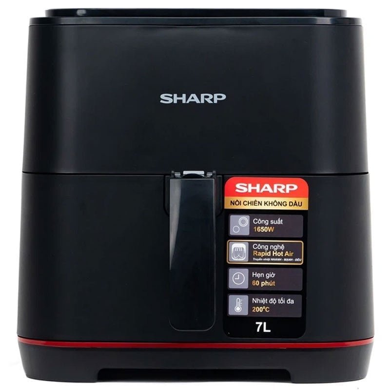 Nồi chiên không dầu Sharp KF-AF70EV-BK 7 lít