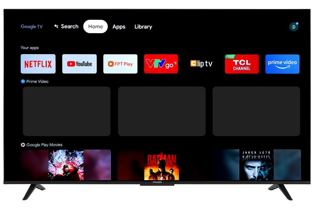 Tivi iFFALCON 4K 55 inch 55U62