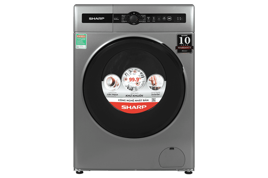 Máy giặt lồng đứng Sharp 9.5 kg ES-W95HV-S
