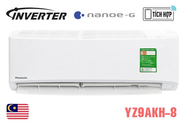 Điều hòa Panasonic 2 chiều Inverter 9000 BTU CU/CS-YZ9AKH-8